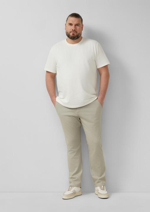 Produktbild s.Oliver Phoenix: Fein gemusterte Chino mit Elastikbund (42)