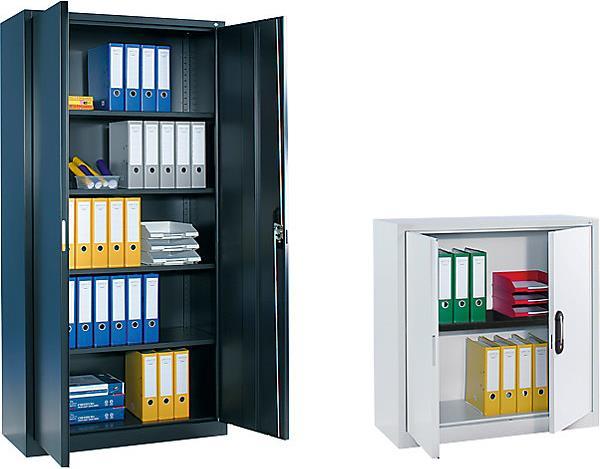 Produktbild C+P Stahlschrank mit Flügeltüren (100 x 42 x 198 cm)