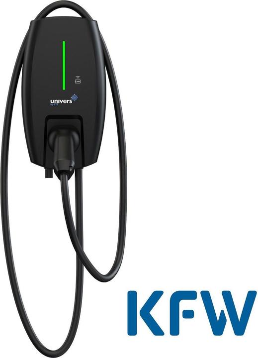 Produktbild Univers U+ WB1-7-OCPP-LK7 Wallbox 11 kW Typ 2 WLAN Bluetooth (Typ 2, 11 kW, 16 A)