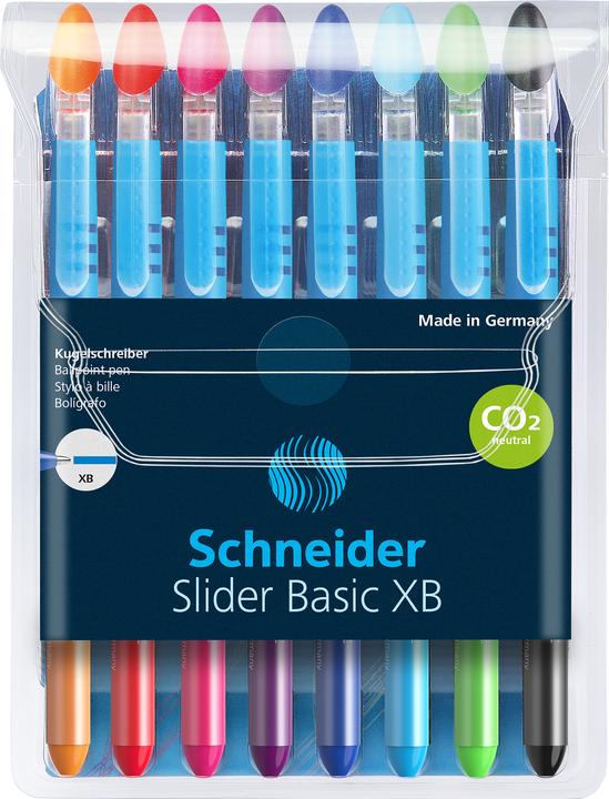 Image du produit Schneider Ensembles de stylos à bille slider XB (triés par couleur, 8 x)