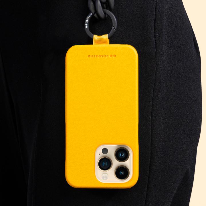 Image du produit Case & Me case&me Amelie Eco Leather case pour iPhone 14 Pro yellow (Apple iPhone 14 Pro)