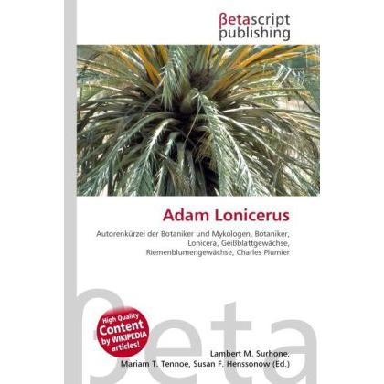 Thumbnail - Adam Lonicerus, Fachbücher
