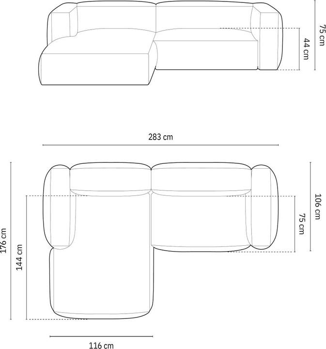 Image du produit Micadoni Martina (Canapé modulaire, Canapé d'angle)