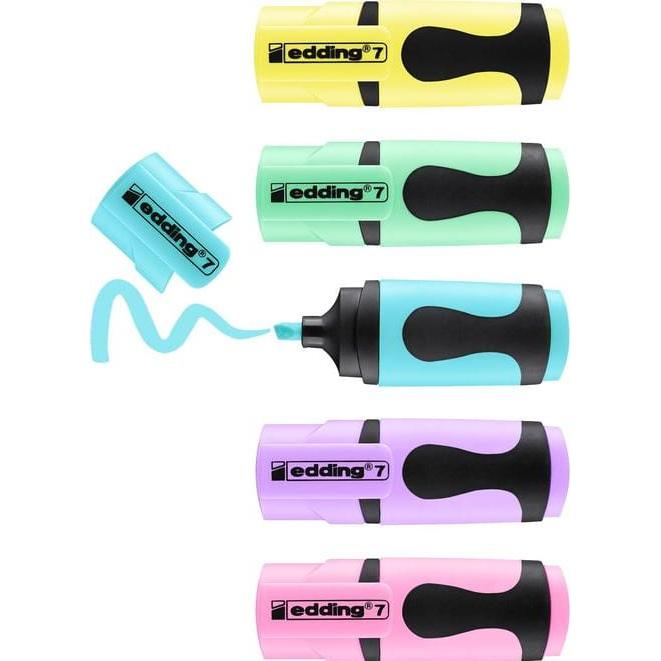 Thumbnail - 10x Edding, Marker, Mini Highlighter 4+1 (Mehrfarbig, 3 mm, 5 x)
