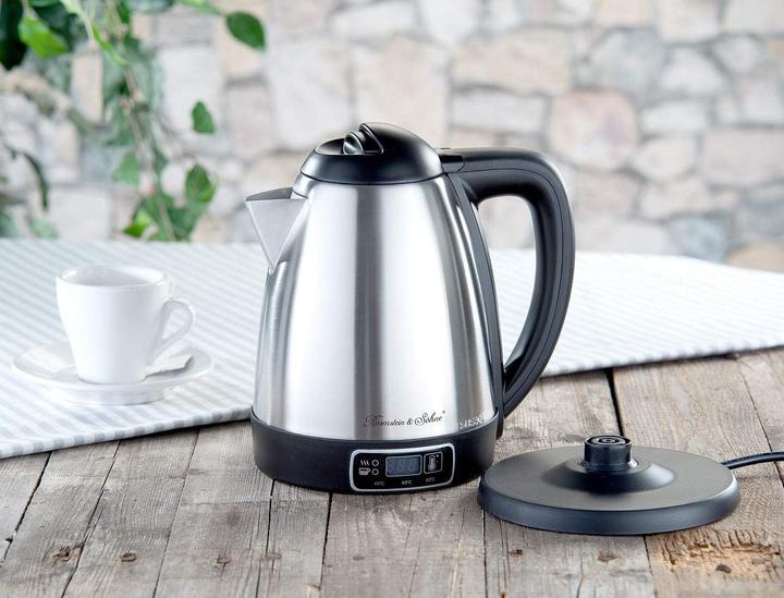 Image du produit Rosenstein & Söhne Chaudière à eau en acier inoxydable avec sélection de la température (1.80 l)