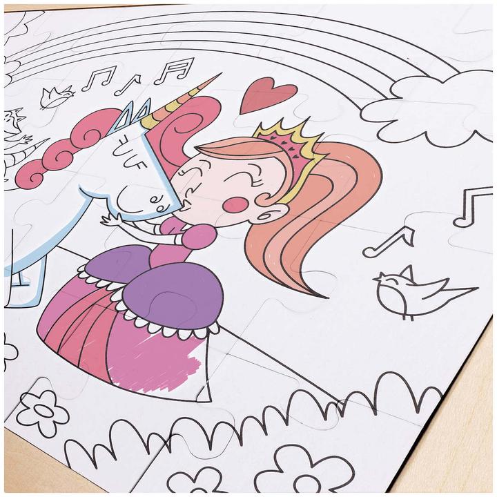 Immagine prodotto Hape Puzzle Unicorno + Amici (24 pezzi)
