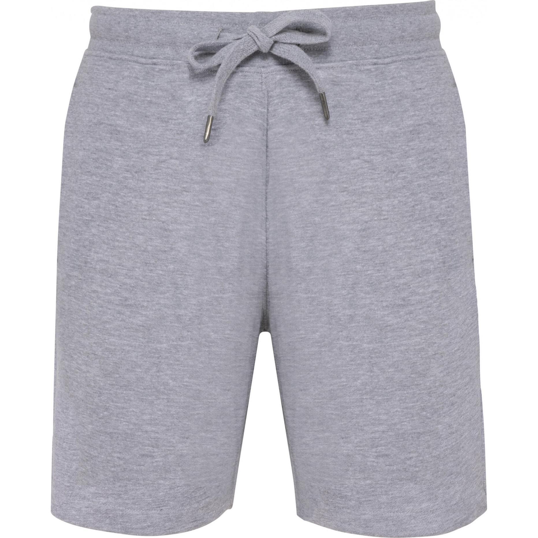 Kariban, Herren, Shorts, Nachhaltige Sweatshorts, Grau, (L)
