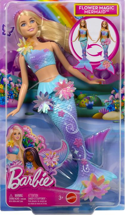 Image du produit Barbie Sirène aux fleurs magiques