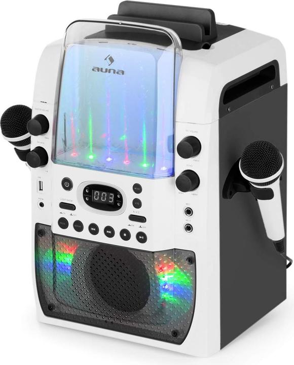 Produktbild Auna Karaoke Anlage Weiss-Grau
