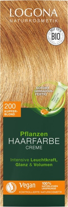 Immagine prodotto Logona Crema colorante per capelli vegetale (200 biondo rame)