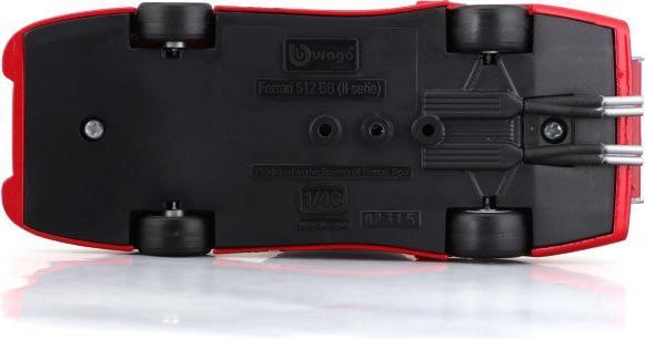 Actual product image Bburago Ferrari 512 BB II Series 1981 red 1/43