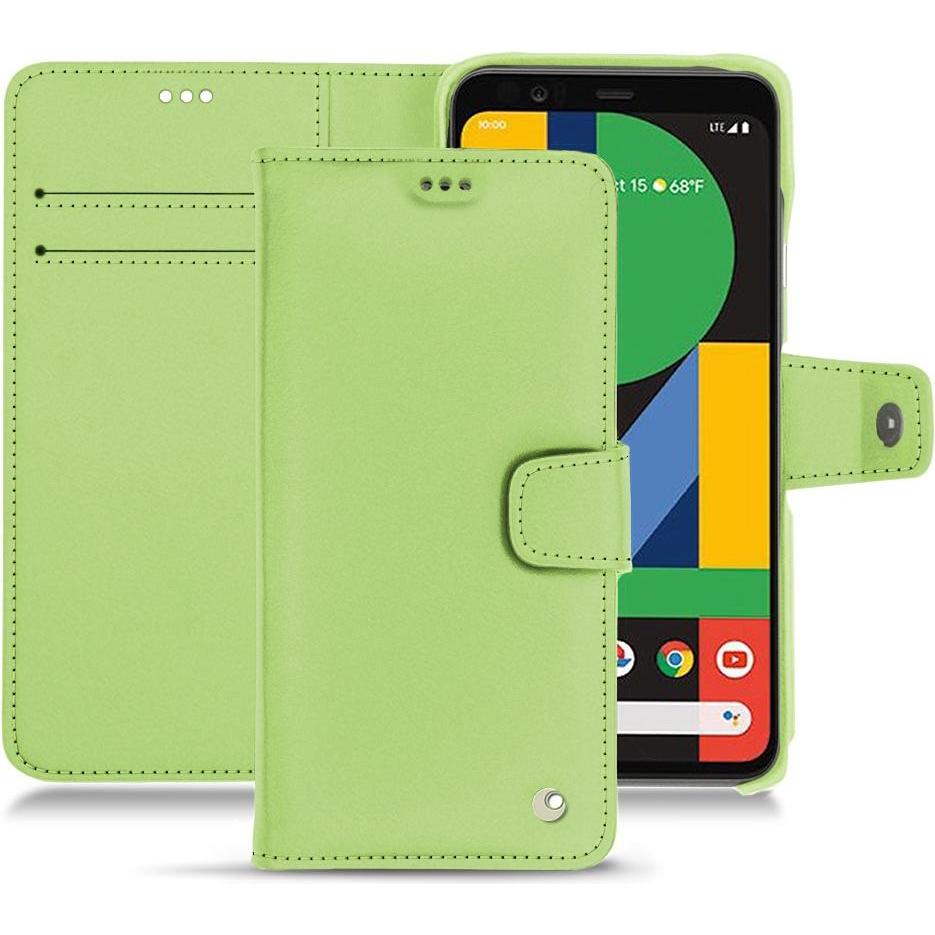 Noreve Lederschutzhülle Wallet (Google Pixel 4 XL), Smartphone Hülle, Grün