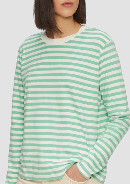 Produktbild S.Oliver T-Shirt Gestreiftes Langarmshirt aus Baumwolljersey (42)