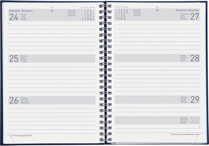 Produktbild Biella Geschäftsagenda Dispo Term Savanna Wire-O (14.5 x 20.5 cm, 1 Woche / 2 Seiten)