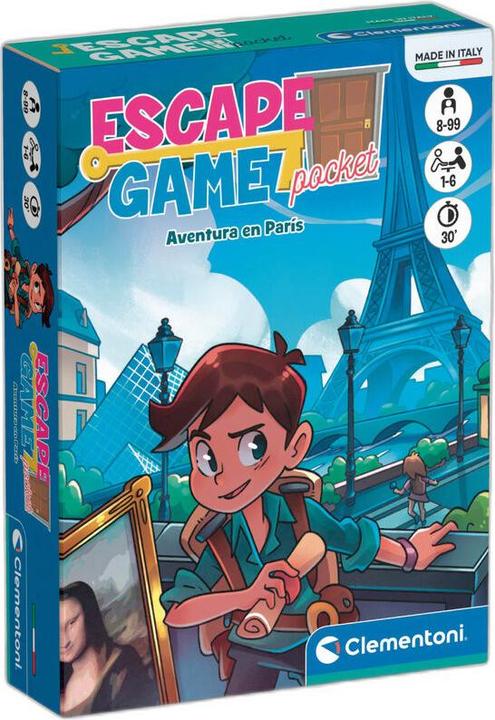 Image du produit Clementoni Spanish Escape Game Adventure in Paris board game (Espagnol)