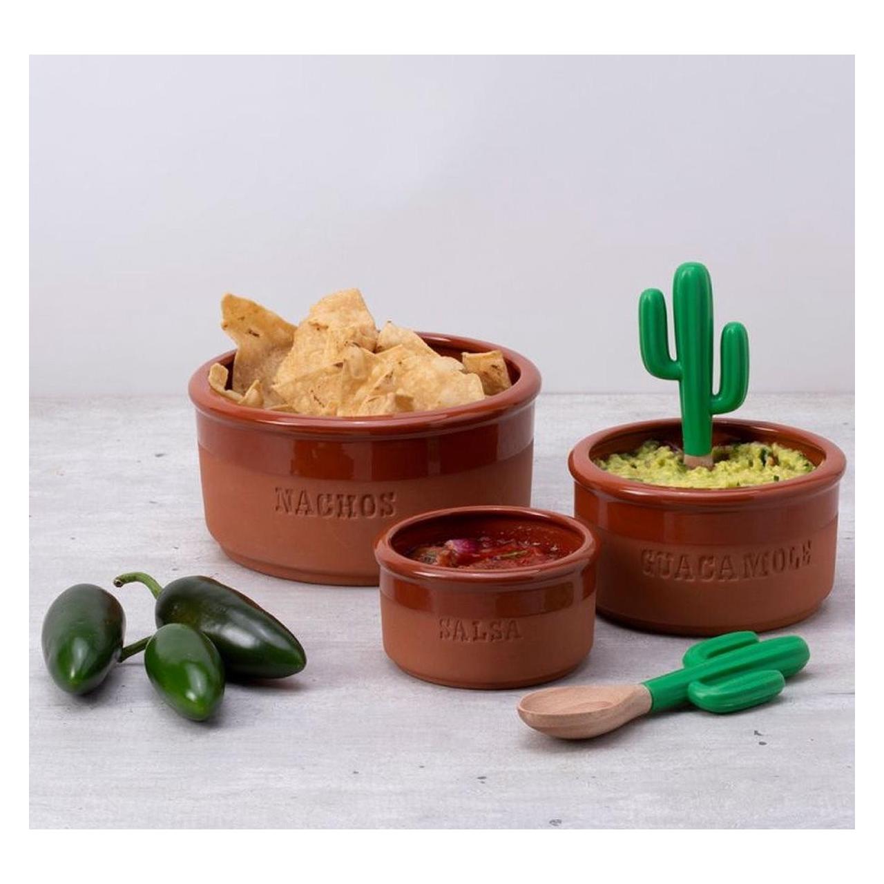 Monkey Business, Servies, Bowlero Mexican Dip Set (MB6922)