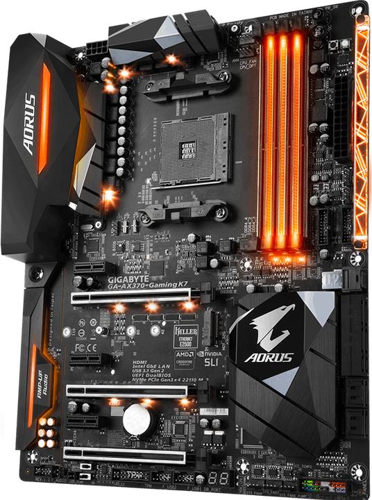 Produktbild Gigabyte Aorus GA-AX370 Gaming K7 (AM4, AMD X370, ATX)