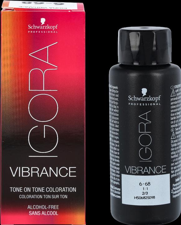 6-68 Blond foncé chocolat rouge foncé