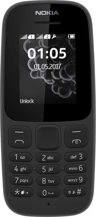 Actual product image Nokia Phone komórkowy 105 (2019) Dual SIM Czarny (1.80", 4G)
