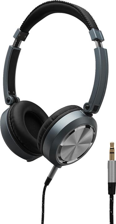 Monacor MD460 DesignStereoKopfhörer Headphone (Kabelgebunden)