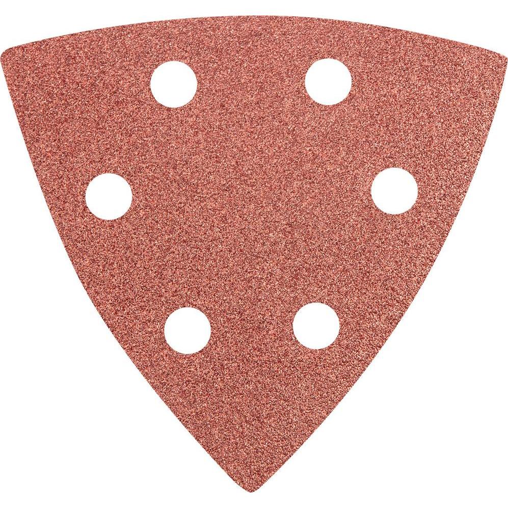 Graphite, Abrasivi, Delta-Schleifpapier mit Klettverschluss 93x93mm K 100, 5 Stück 55H766