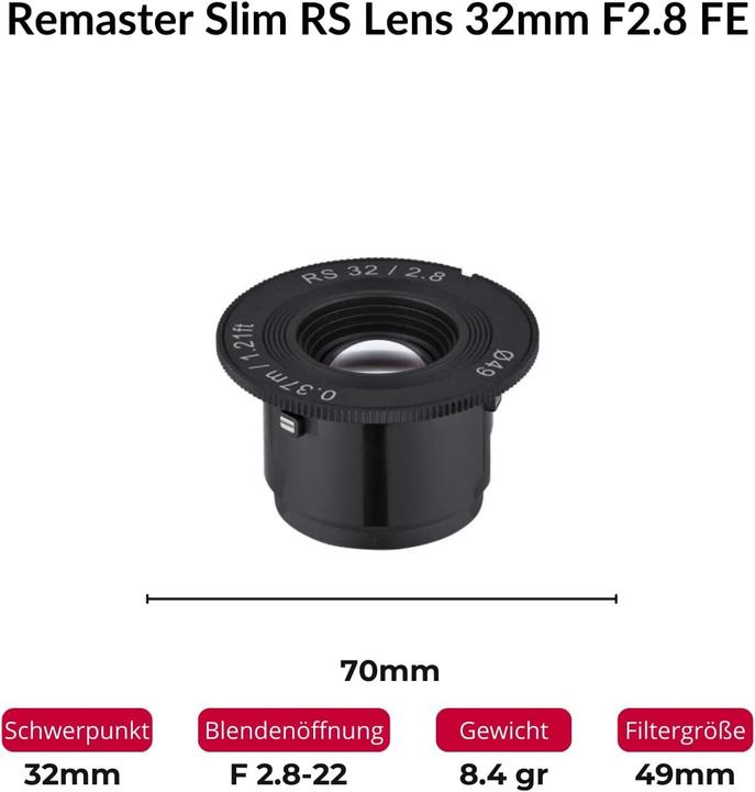 Immagine prodotto Samyang RS AF 21mm F3.5 I 28mm F3.5 I 32mm F2.8 Sony E-mount (Sony E, Full frame)