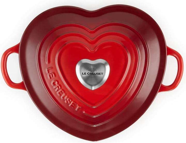 Image du produit Le Creuset Rôtissoire à coeur avec bouton de coeur (Cocotte + faitout, Fonte)