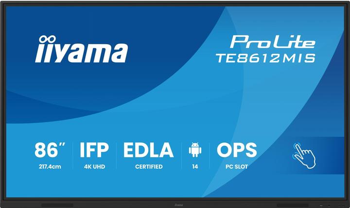 Image du produit iiyama 86" iiWare13E, Android 14, EDLA/non-EDL (3840 x 2160 pixels, 85.60")