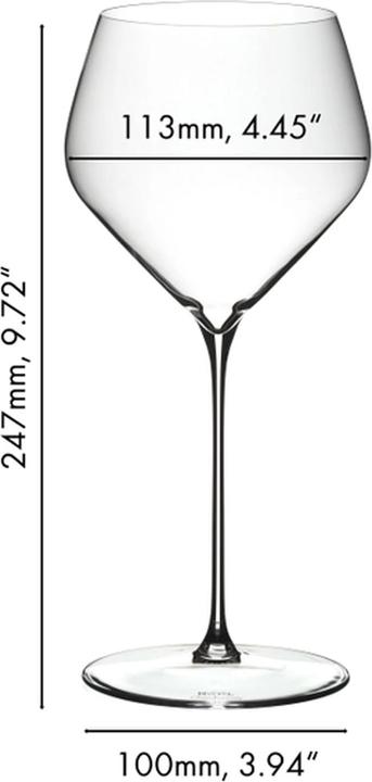 Produktbild Riedel Veloce Chardonnay Weingläser + Poliertuch (69 cl, 2 Gläser, Weissweingläser)