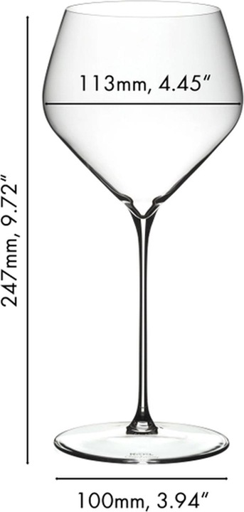 Immagine prodotto Riedel Bicchiere da vino bianco VELOCE CHARDONNAY (69 cl, 2 Occhiali, Bicchieri da vino bianco)