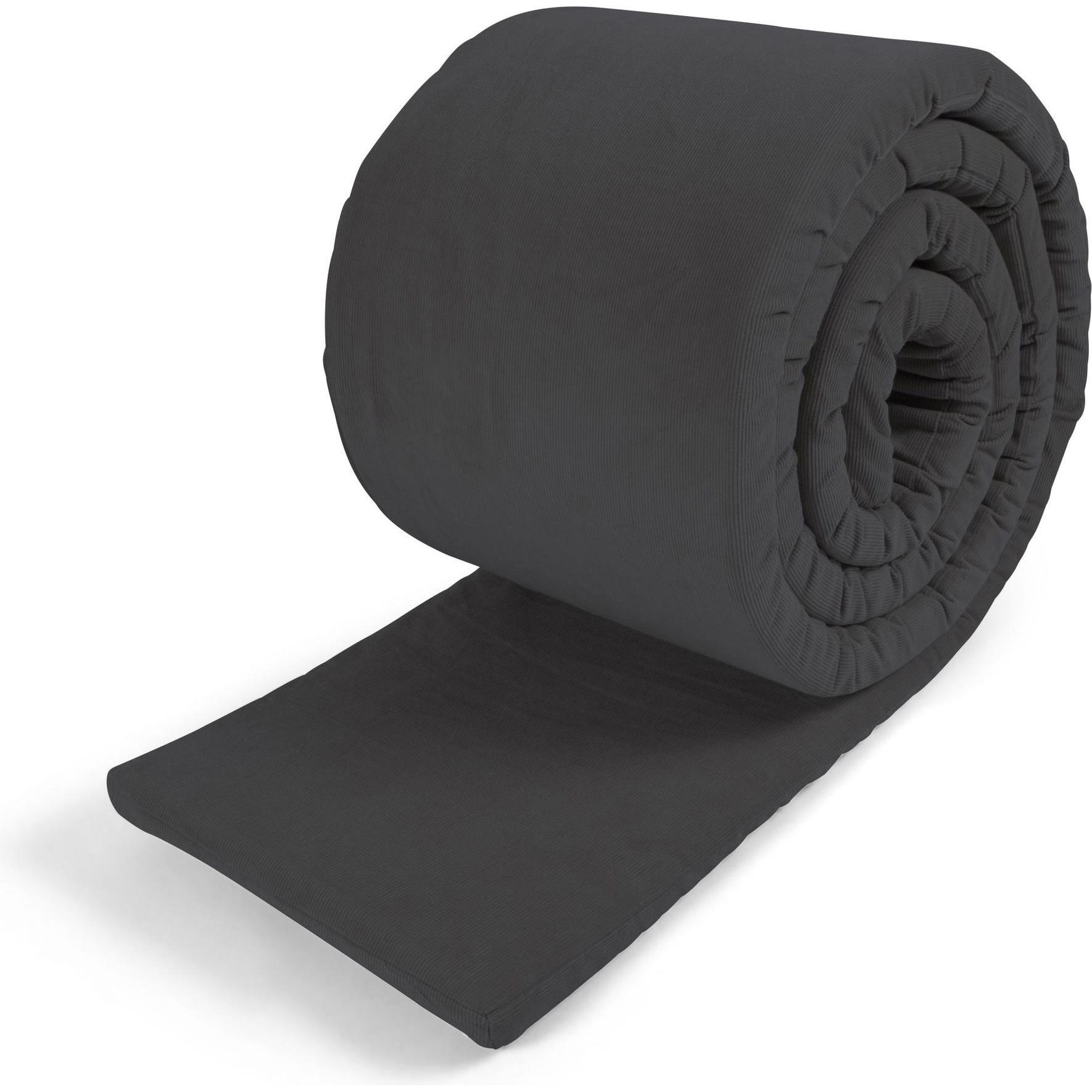 Thumbnail - Filibabba, Laufgittereinlage, Bettumrandung - Cord Stone Grey (340 cm, 4 cm)