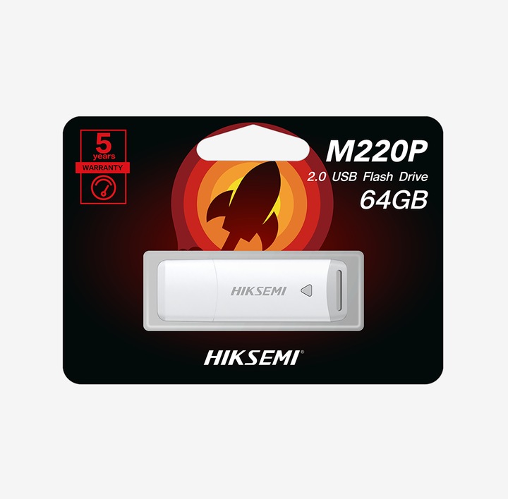 Produktbild Hiksemi CLE USB 64 GB Série M220P USB2.0 10-20MB/s 3-10MB/s Couleur Noir (64 GB, USB 3.2)