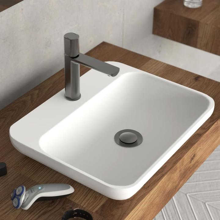 Produktbild Schütte Wasserhahn Bad NEW YORK Waschtischarmatur Graphit matt Einhebelmischer Mischbatterie 33612