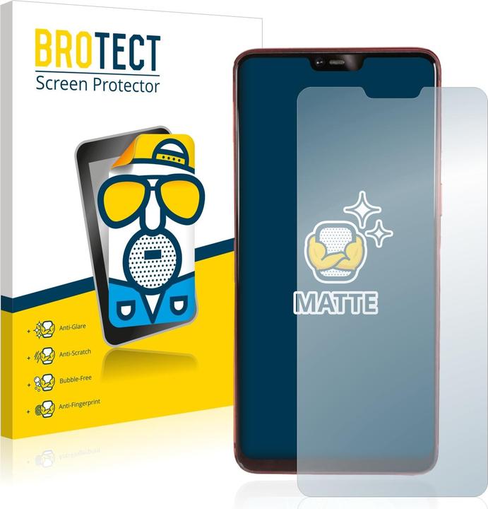Produktbild BROTECT Entspiegelungs-Schutzfolie Displayschutz Matt (2 Stück, Oppo R15 Pro)