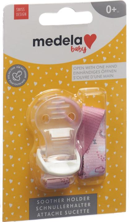 Produktbild Medela Baby Schnullerhalter Girl (1 x, ab Geburt)