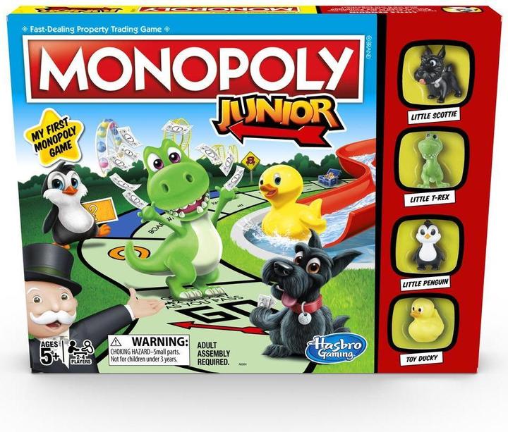 Image du produit Hasbro Monopoly Junior jeu de société simulation économique (Danois, Norvégien)