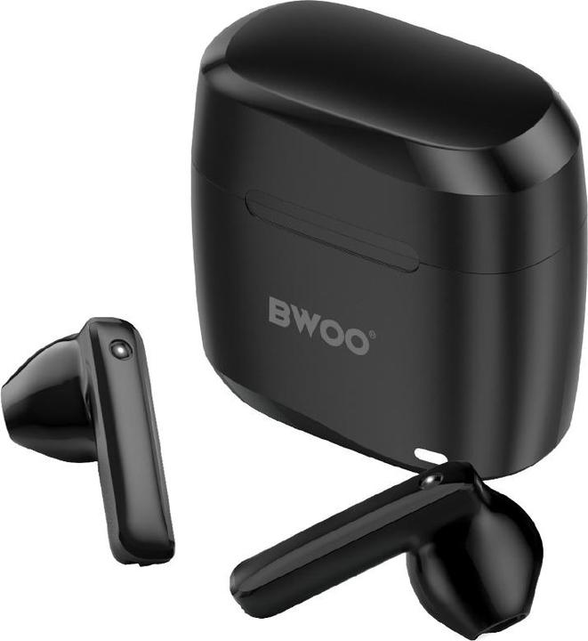 Produktbild Bwoo kabellose TWS Ohrhörer BW94-BK schwarz (5 h, Kabellos)
