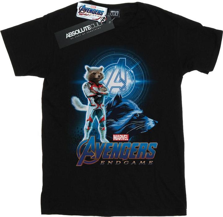 Produktbild Mädchen Avengers Endgame Rocket Team Anzug Baumwolle TShirt (128)