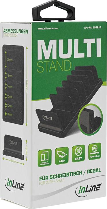 Image du produit InLine Multi stand avec 6 compartiments