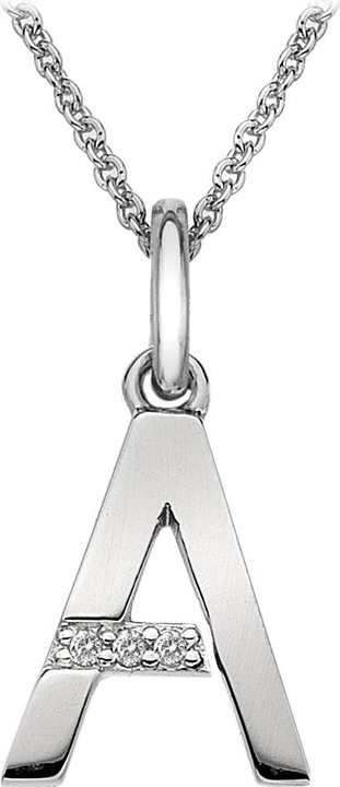Hot Diamonds Diamant Buchstaben Halskette A (Silber 925, 40 - 45 cm)