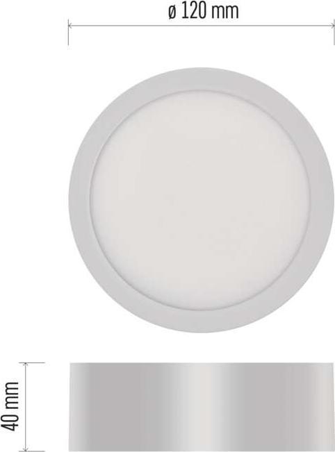 Produktbild Emos LED-Anbauleuchte NEXXO, rund, weiss, 7,6W, mit Change CCT (680 lm)