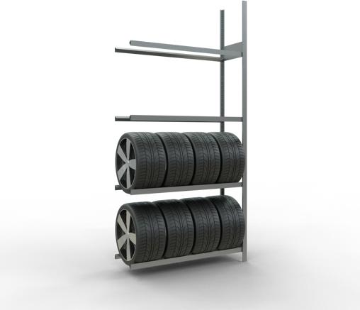 Produktbild Schulte Lagertechnik Räder-Anbauregal MULTIplus151