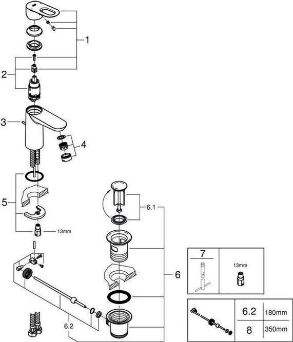 Produktbild Grohe 23335000 Badarmatur