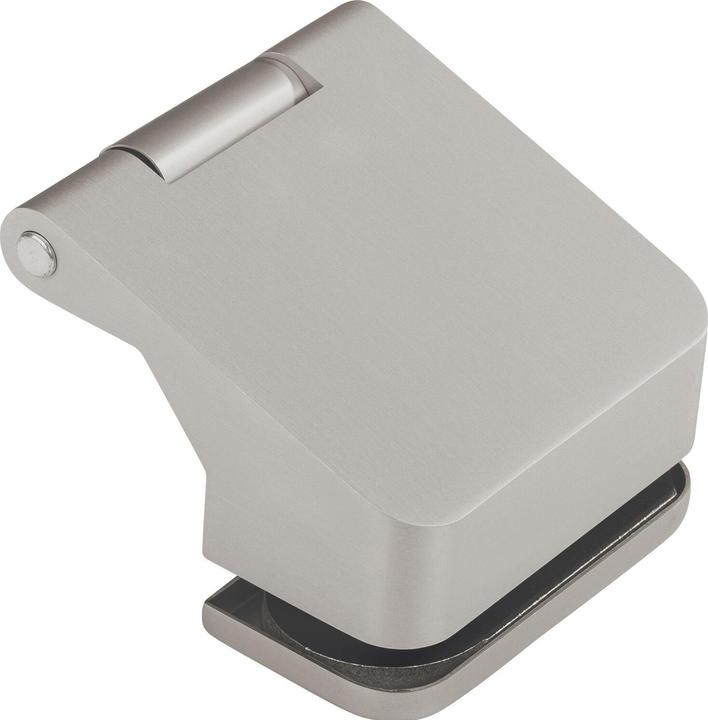 Dormakaba DORMA glass door hinge, Junior Office sash section 11.238, 38.5 mm, stainless steel effect
