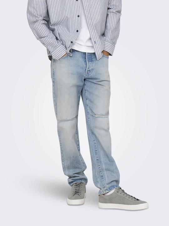 Produktbild Only & Sons ONSEDGE Mittlere Taille Gerade geschnitten Jeans Normal geschnitten jeans (W30/L32)