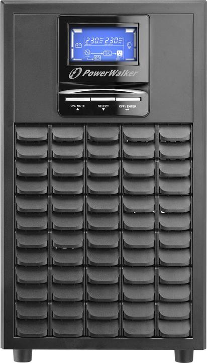 Produktbild Powerwalker VFI 3000 C LCD 3000VA 2400W Online USV Tower Doppelwandler SNMP Slot (3000 VA, 2400 W, Online-Doppelwandler USV)