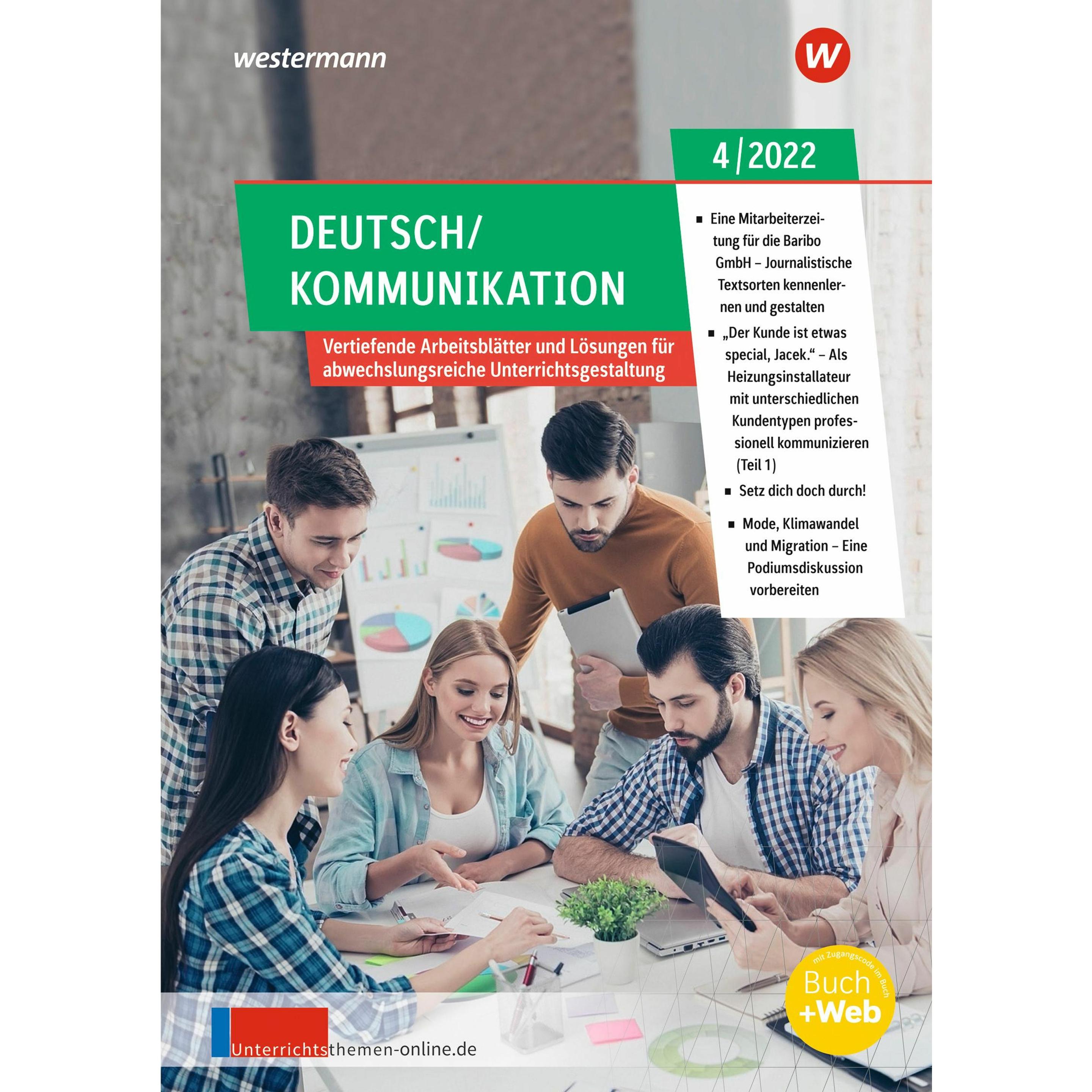 Thumbnail - Unterrichtsthemen Deutsch/Komm.4/2022, Schulbücher