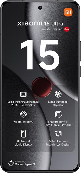 Actual product image Xiaomi 15 Ultra (512 GB, Black, 6.73", Dual SIM, 5G)