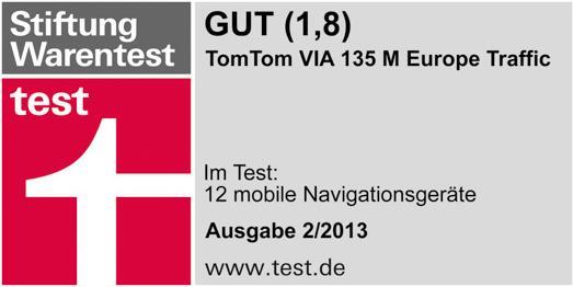 Produktbild TomTom Via 135 M EU Traffic (5")