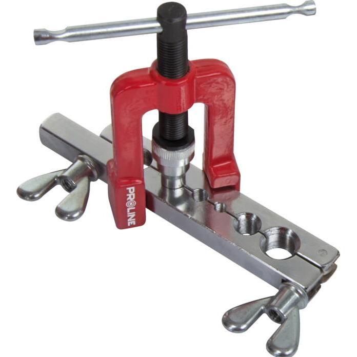 Proline, Schraubstock + Zwinge, Pro-Line-Set zur manuellen Rohraufweitung 3–19 mm – 67208 (19 mm)